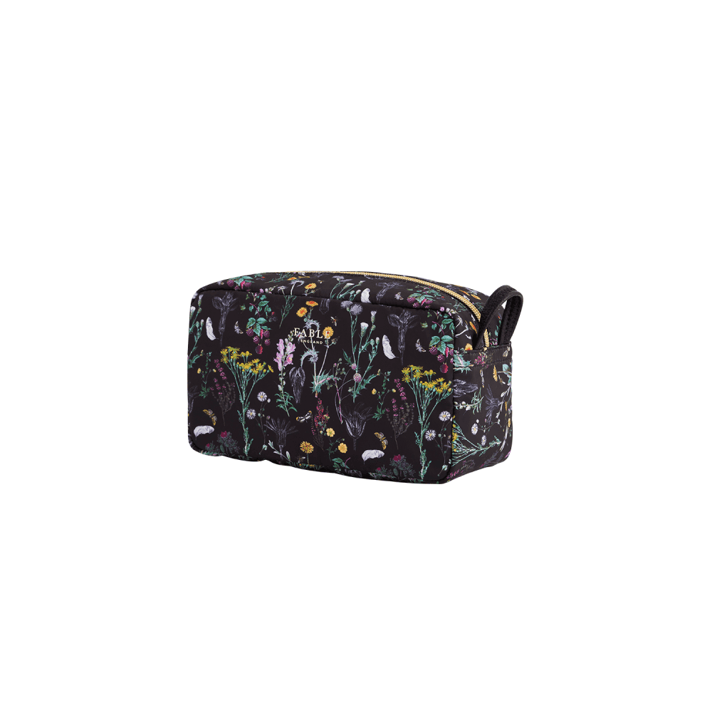 Wilderness Black Cosmetic Bag