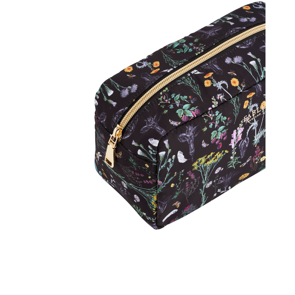 Wilderness Black Cosmetic Bag