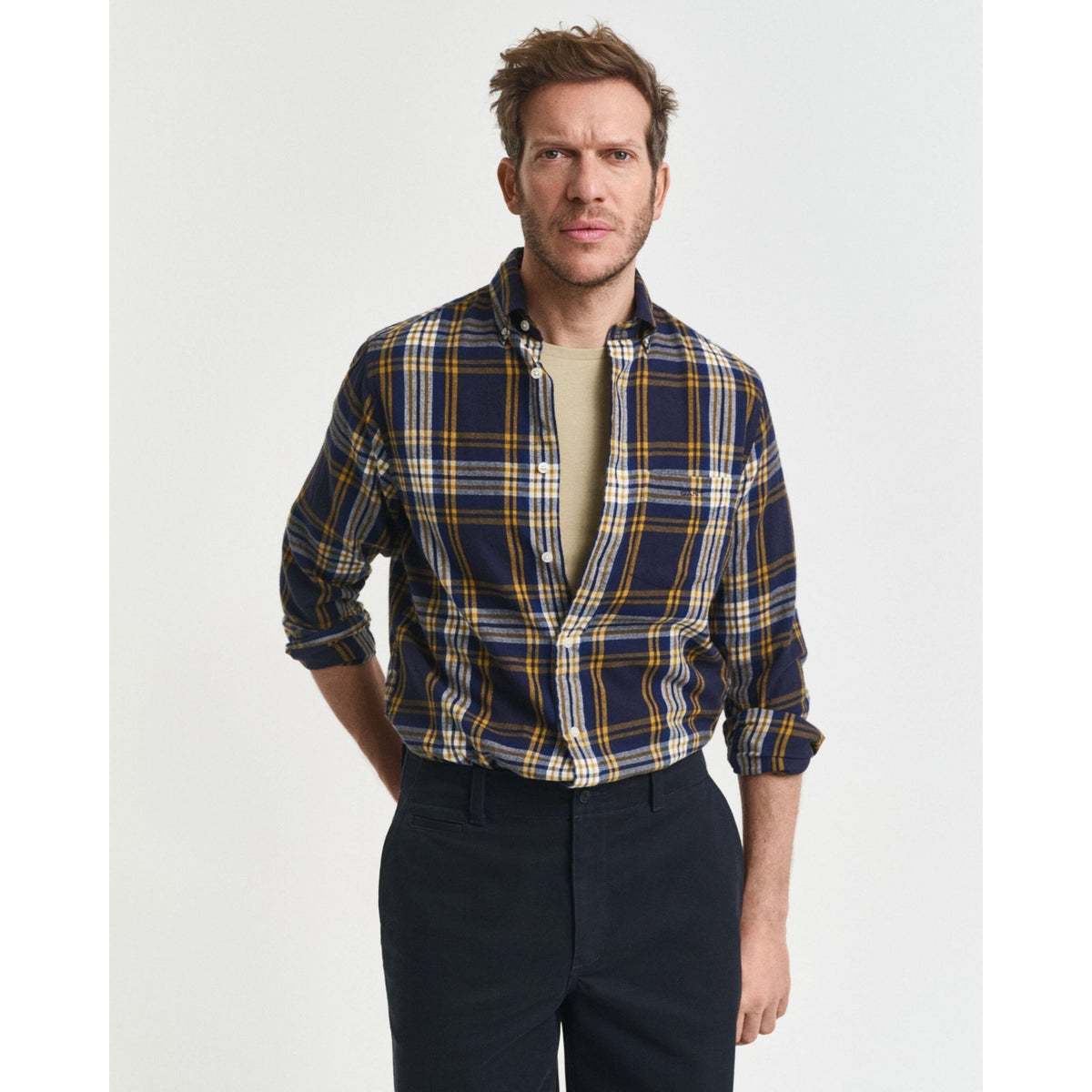 Windblown Flannel Check Shirt