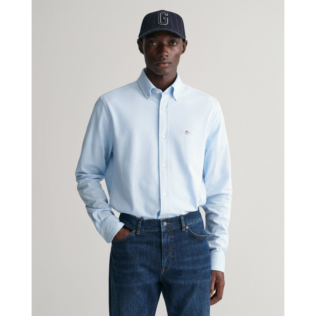 Regular Fit Stretch Jersey Piqué Shirt