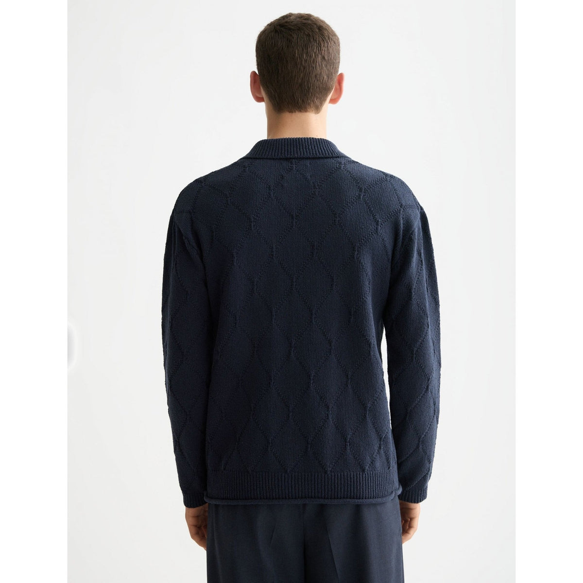 Open Work Long Sleeve Shirt