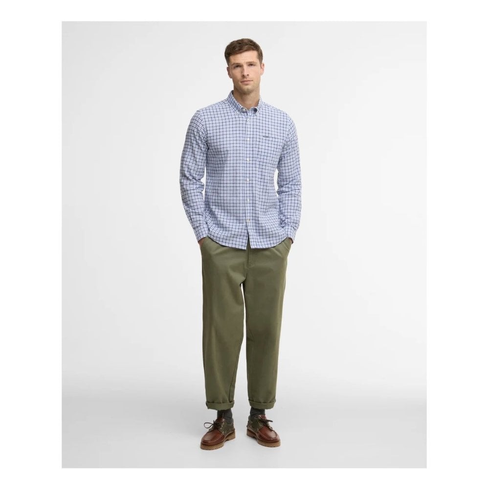 Nelson Gingham Long Sleeved Tailored Shirt