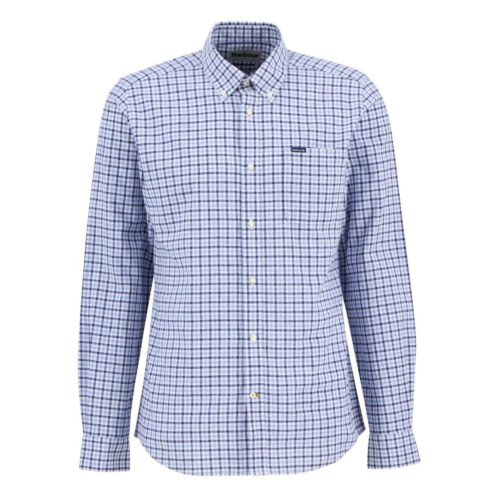 Nelson Gingham Long Sleeved Tailored Shirt