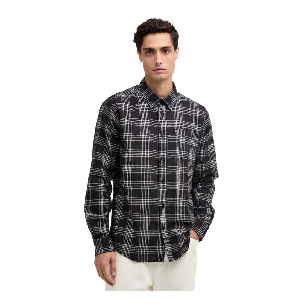 Heanes Waffle Check Shirt