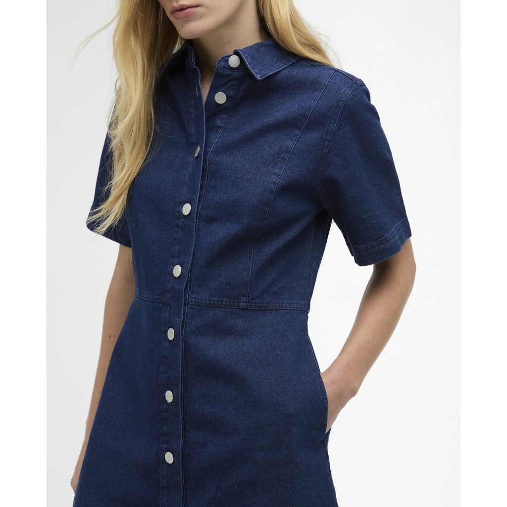 Maia Denim Mini Shirt Dress