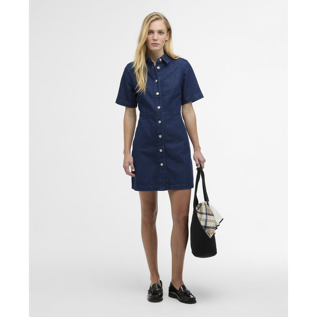 Maia Denim Mini Shirt Dress
