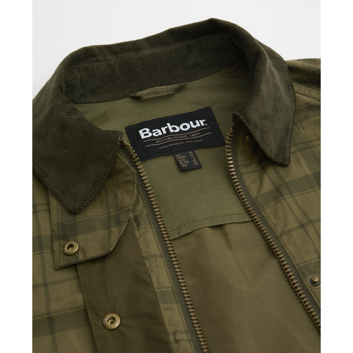 Tartan Cropped Beadnell Casual Jacket