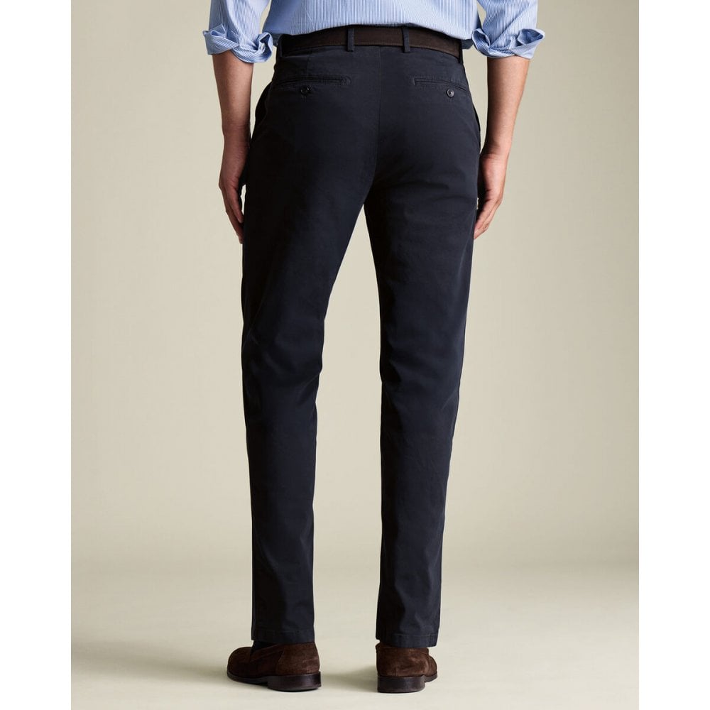 Navy Casual Stretch Chinos