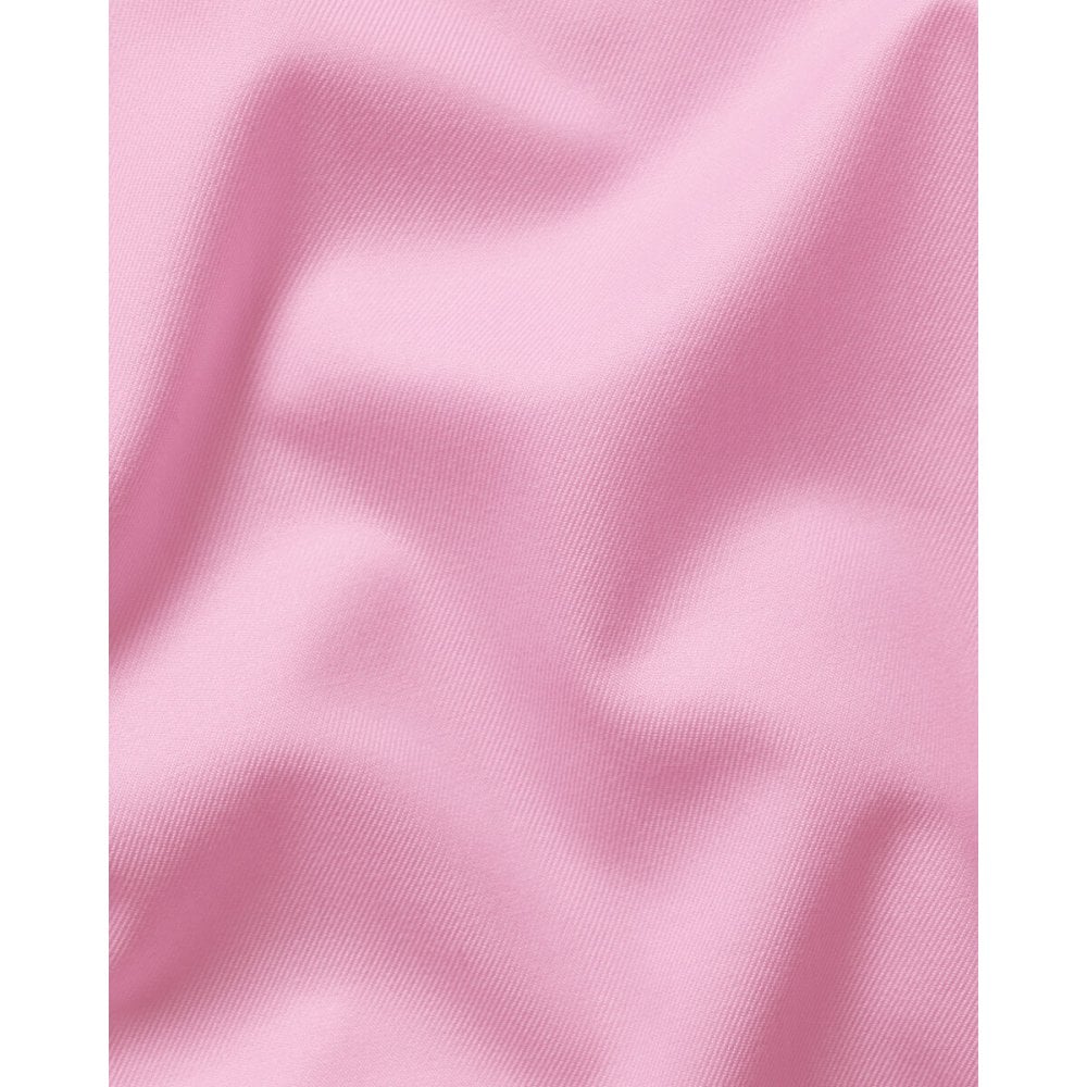 Pink Cutaway Collar Non-Iron Twill Slim Fit Shirt