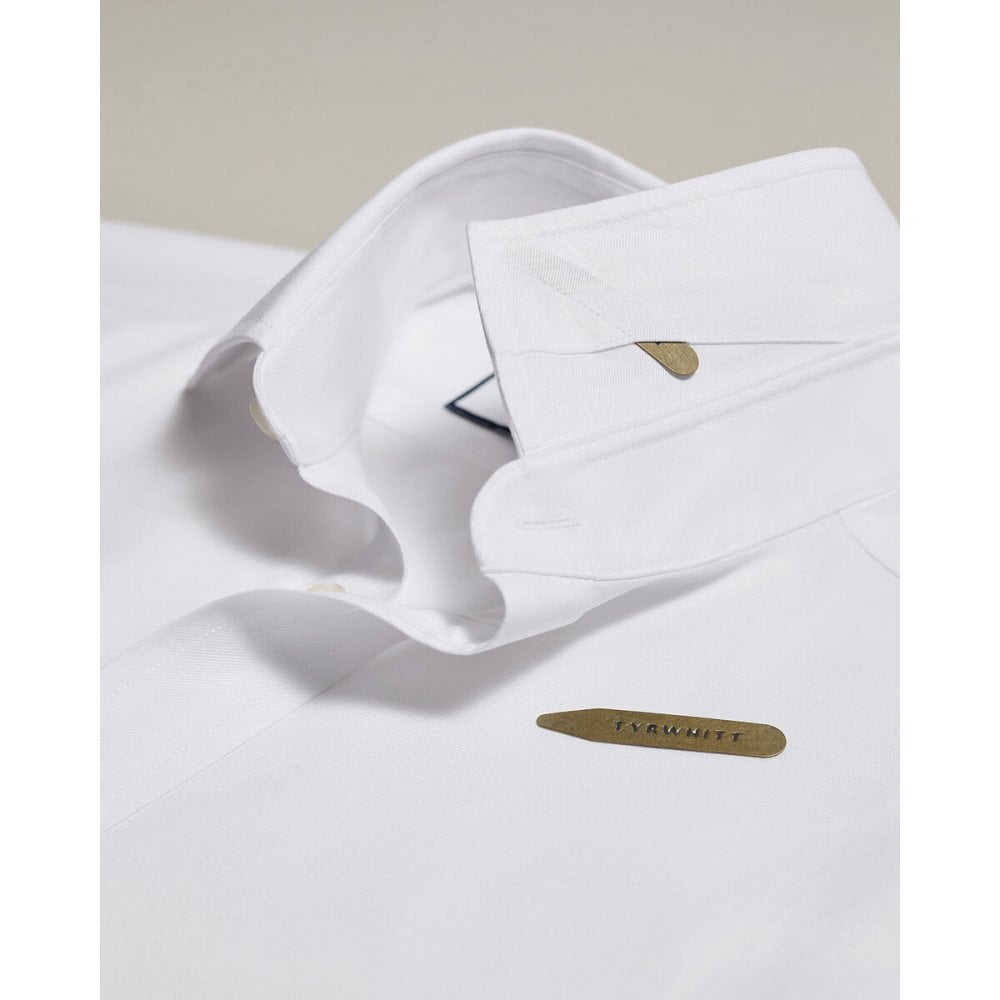 Pink Cutaway Collar Non-Iron Twill Slim Fit Shirt