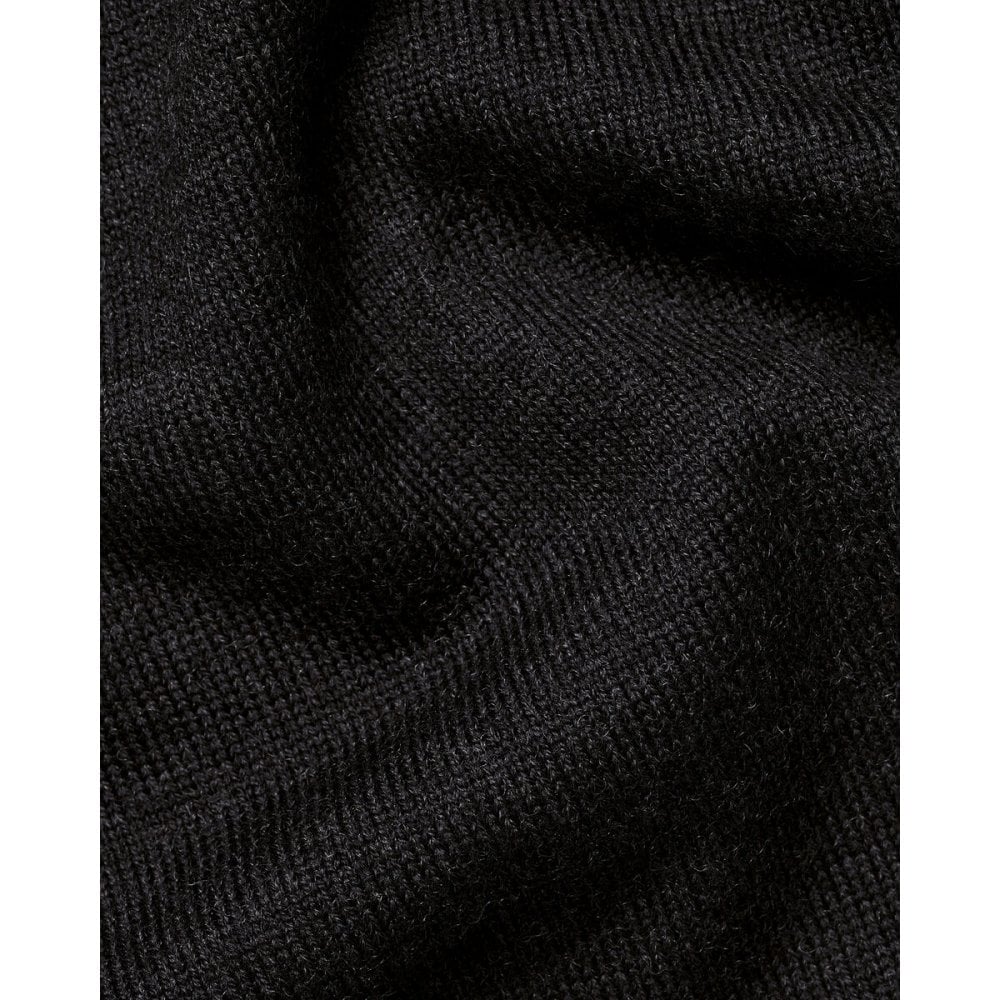 Charcoal Grey Pure Merino Half Zip Jumper