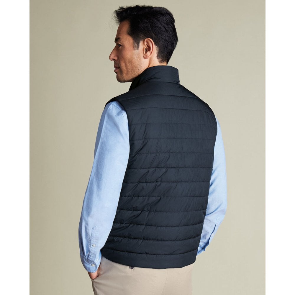 Navy Lightweight Quilted Gilet