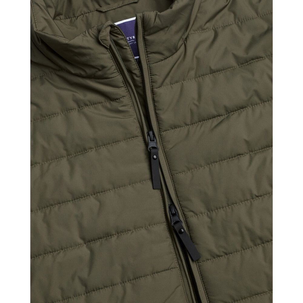 Olive Green Lightweight Quilted Gilet