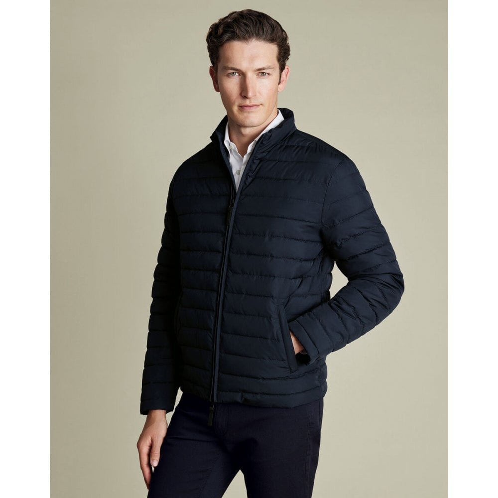 Navy Lightweight Quilted Jacket