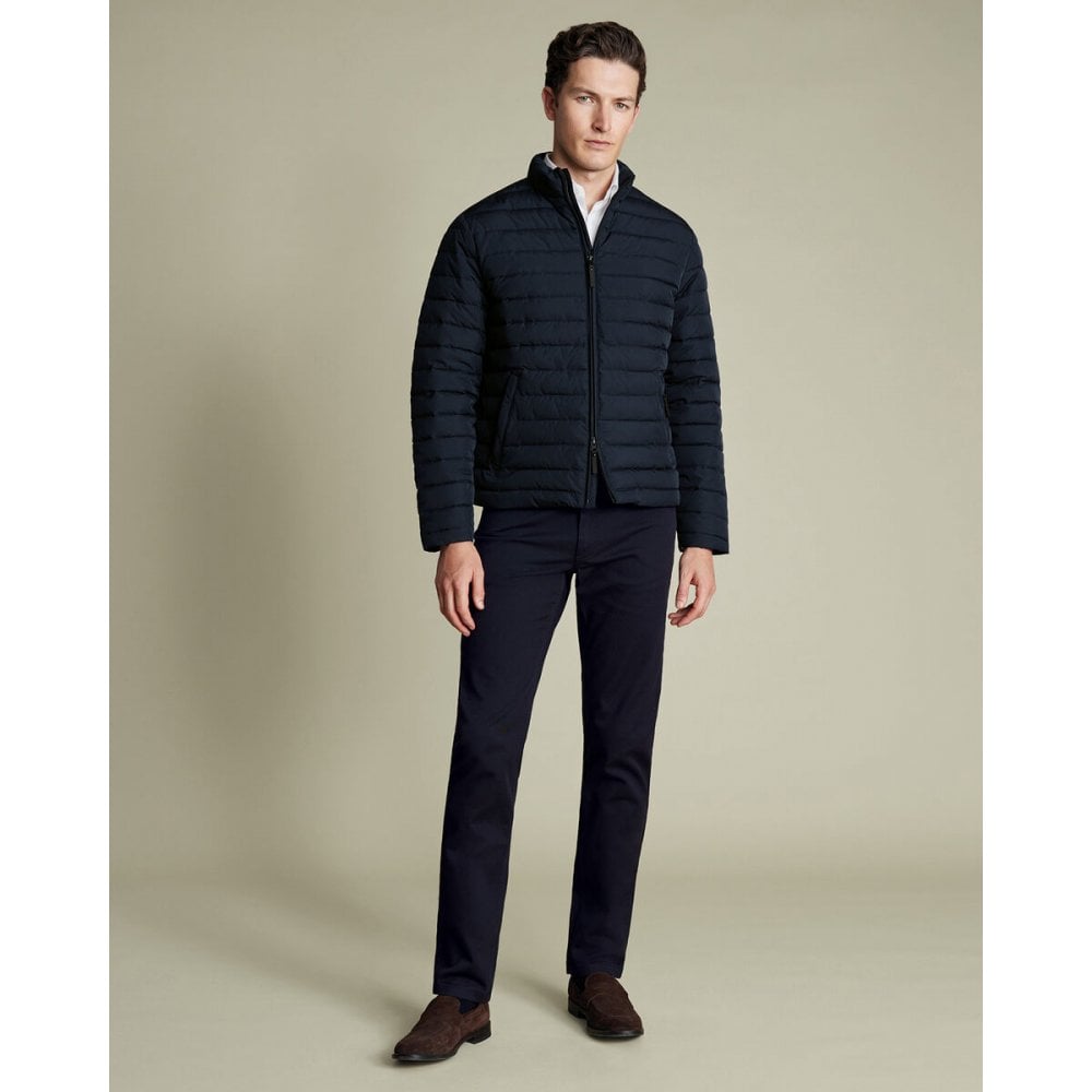 Navy Lightweight Quilted Jacket