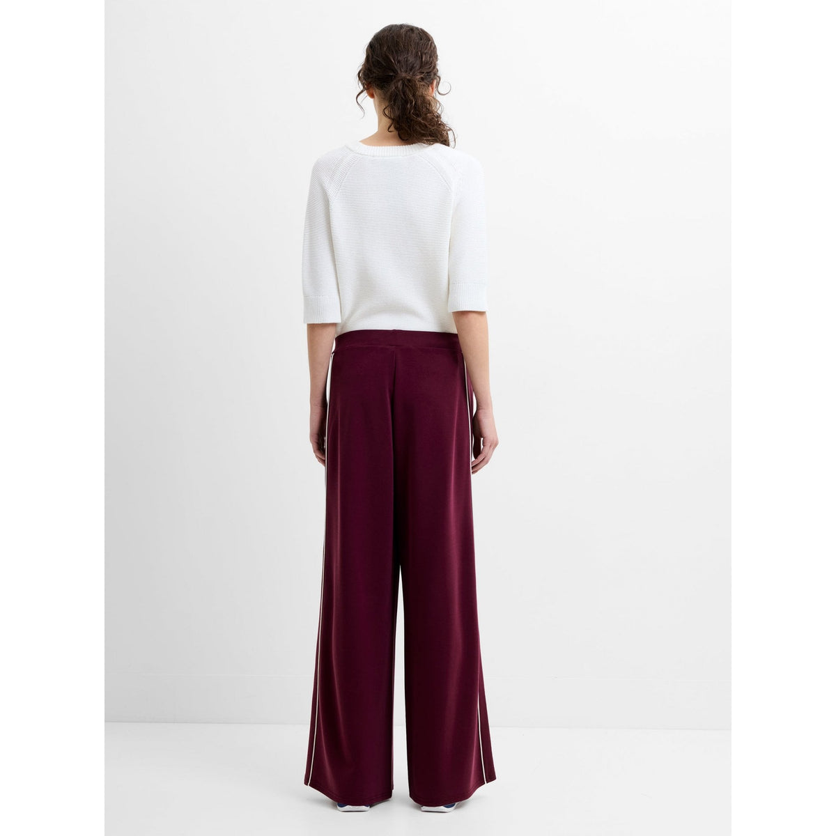 Wren Side Piping Wide Leg Trousers
