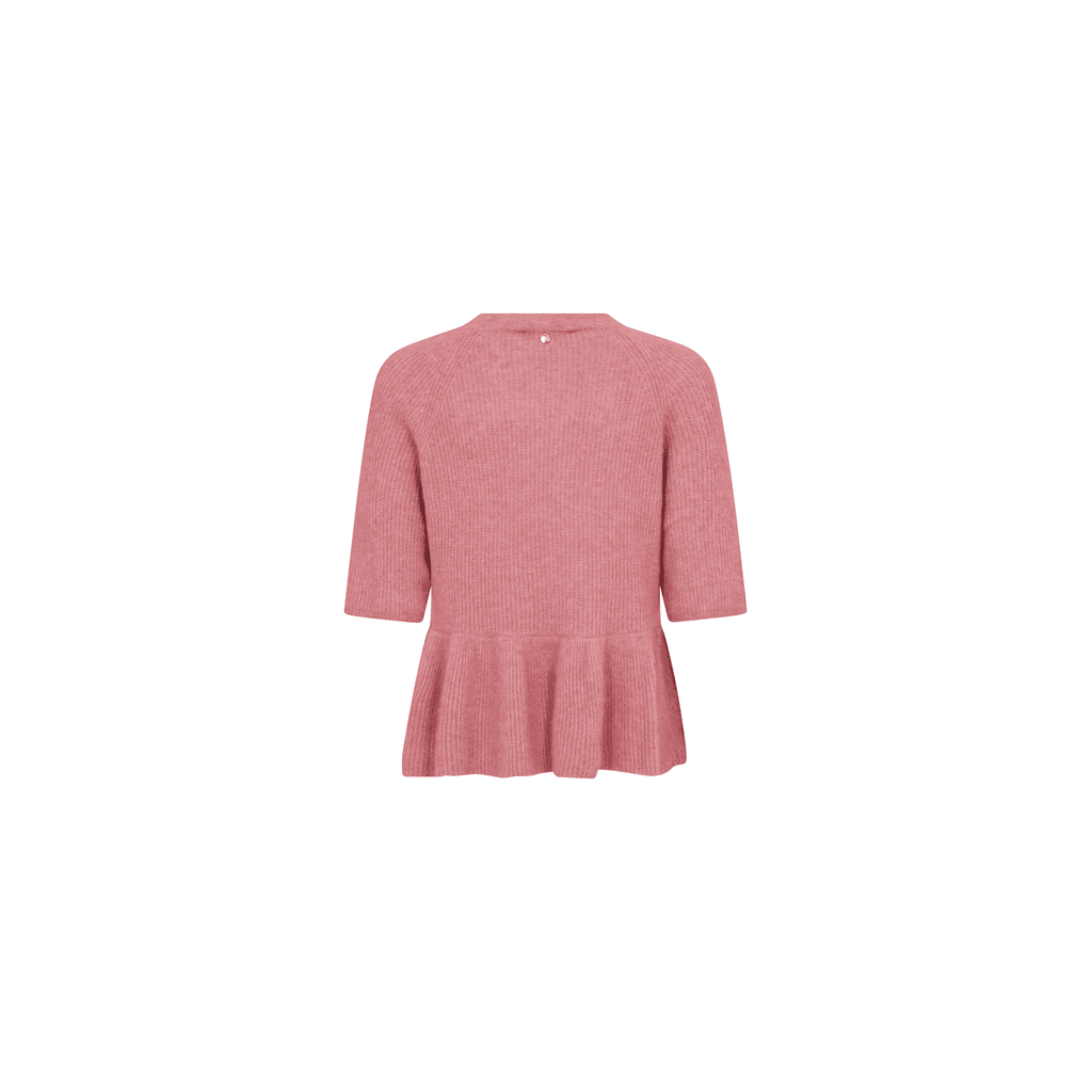 MMThora SS O-Neck Frill Knit