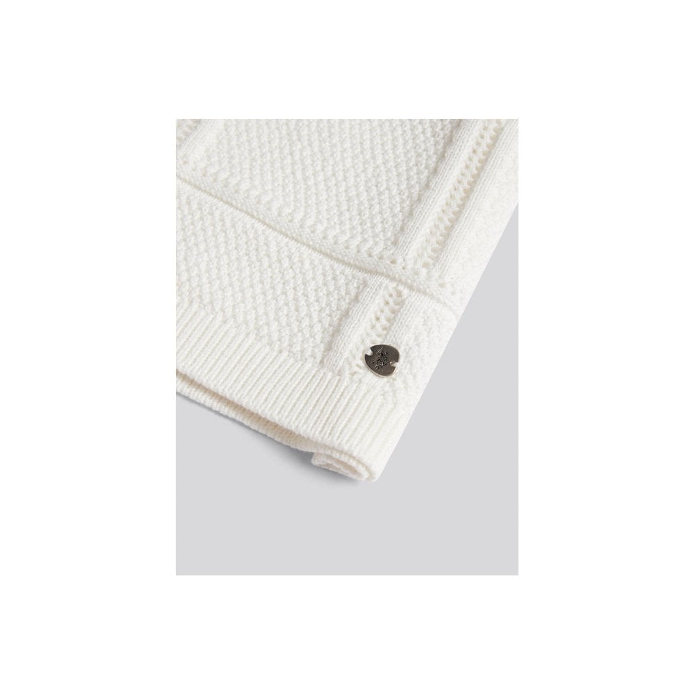 Crochet Knit Polo Shirt