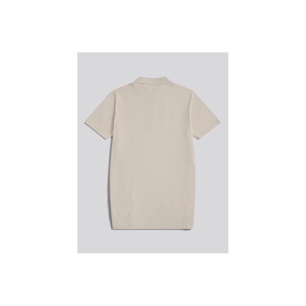 Tonal Vertical Stripe Knit SS Polo