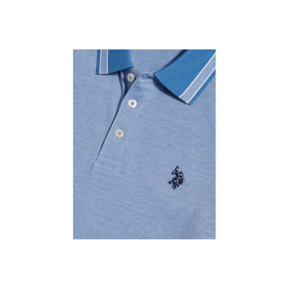 Two Tone Pique Tipped Polo Shirt
