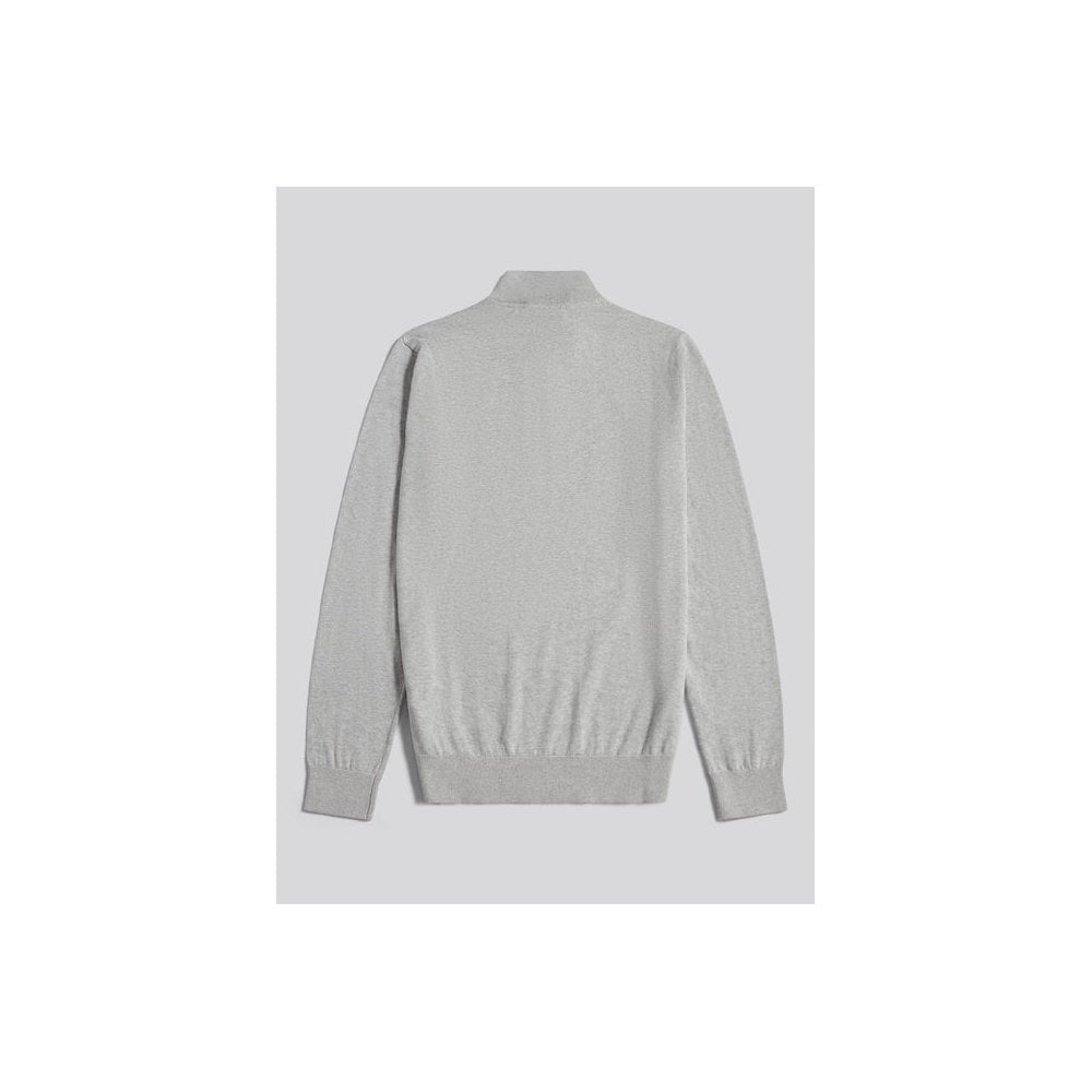 Cotton Quarter Zip Funnel Jumper