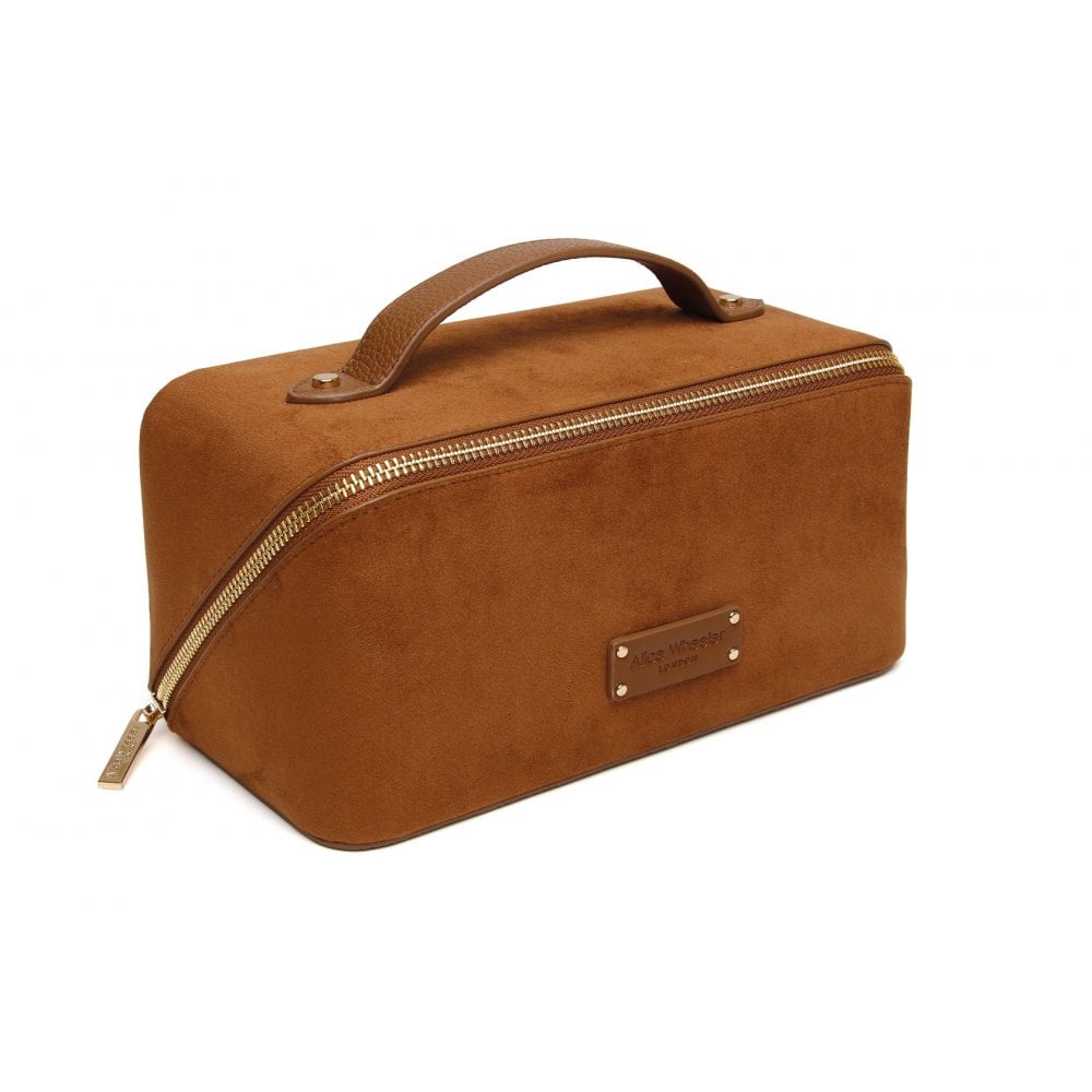 Suede Kensington Train Case