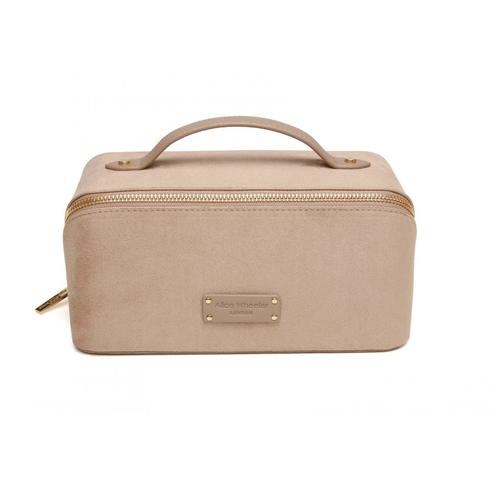 Suede Kensington Train Case