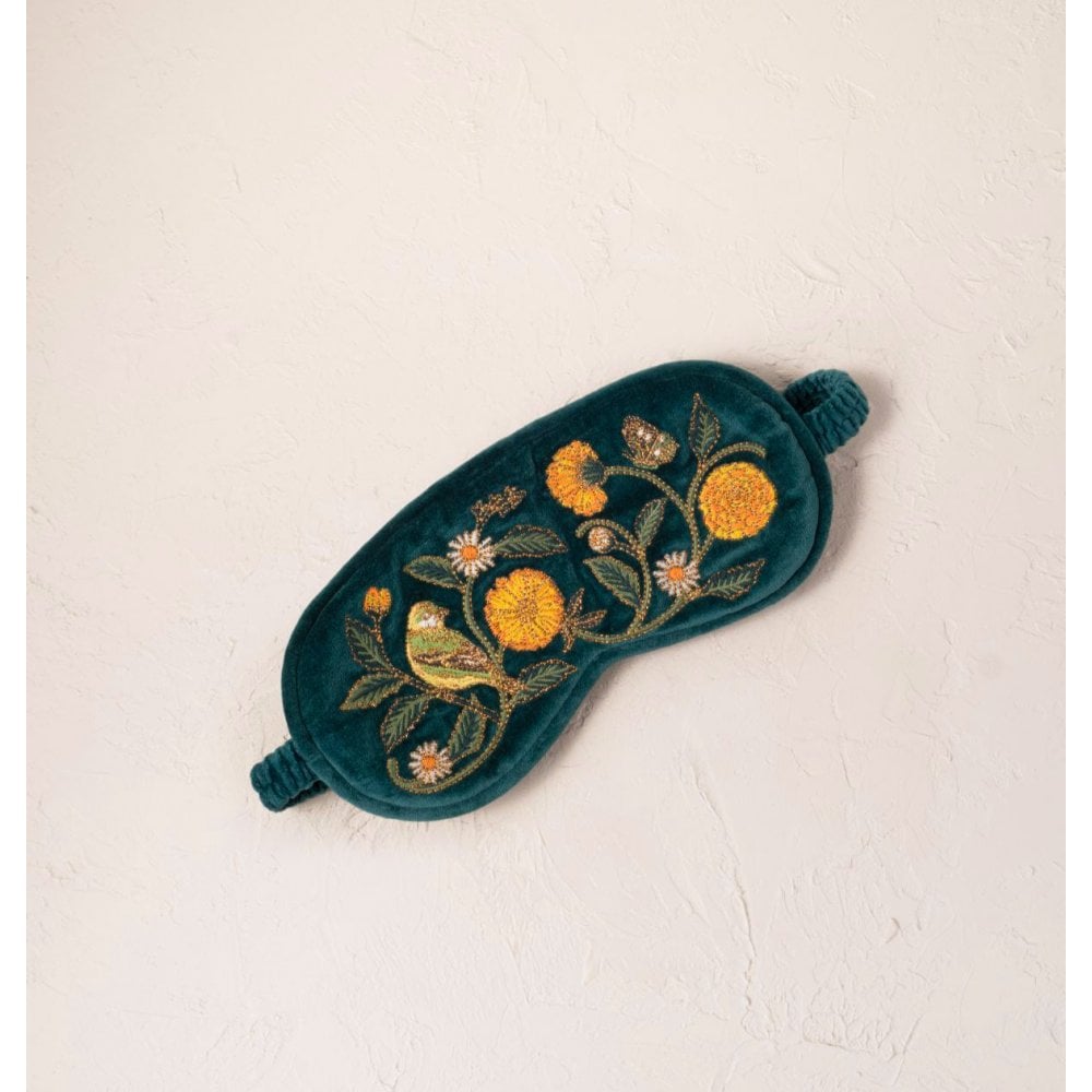 Wild Garden Velvet Eye Mask