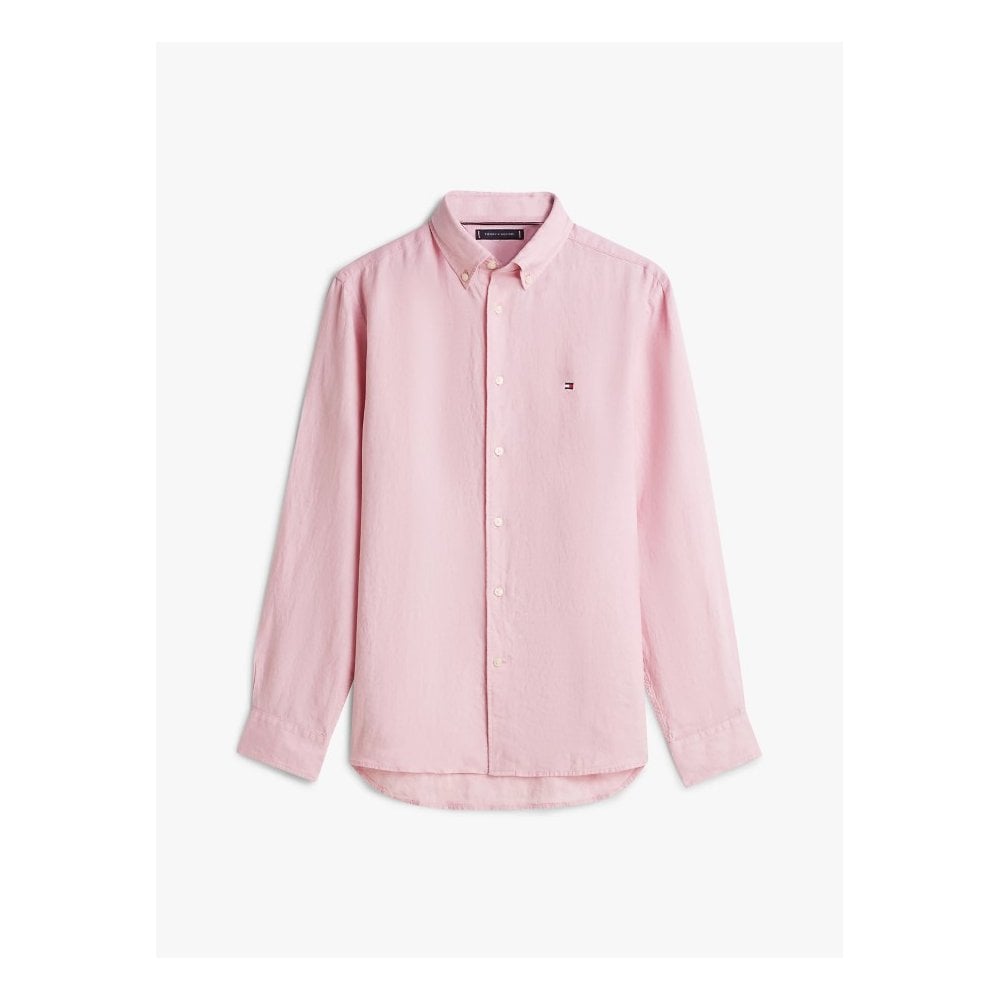 Regular Fit Washed Linen Shirt