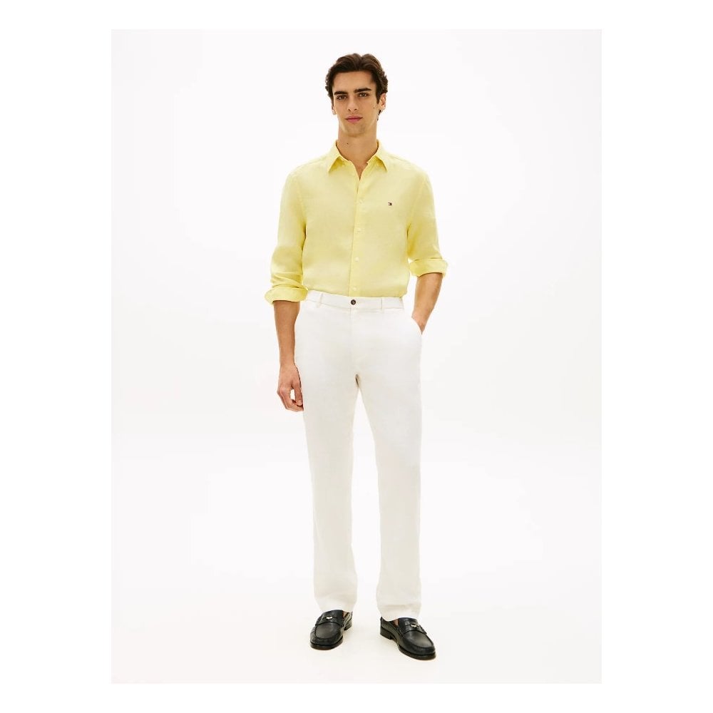 Regular Fit Washed Linen Shirt