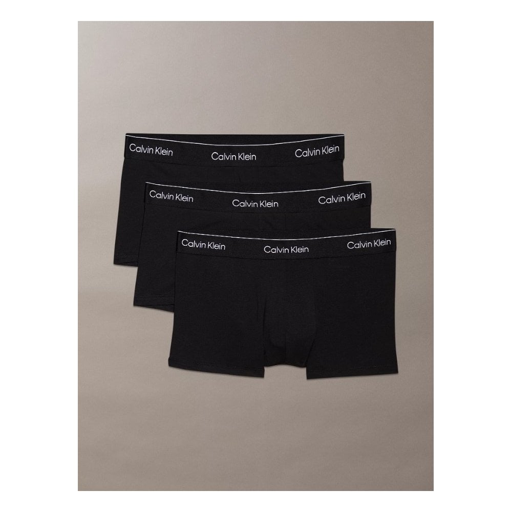 Icon Cotton Stretch 3 Pack Low Rise Trunks