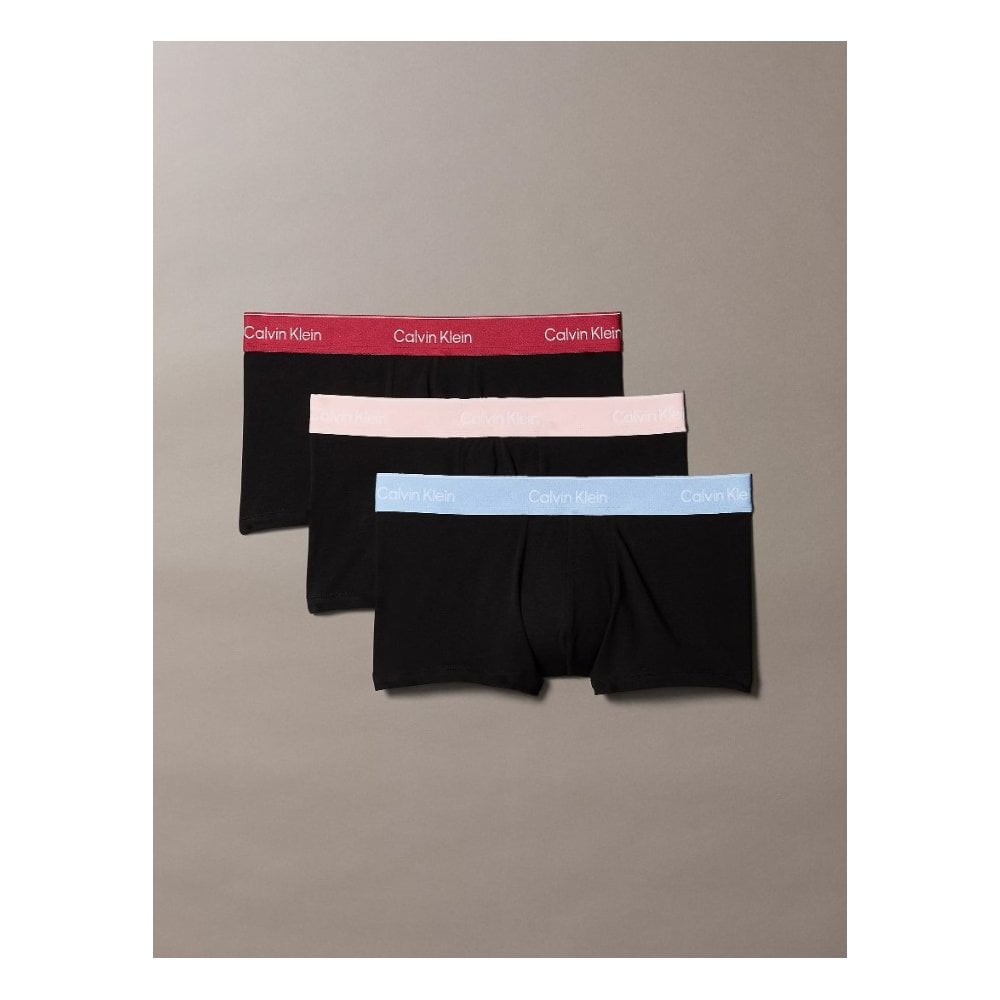 Icon Cotton Stretch 3 Pack Low Rise Trunks
