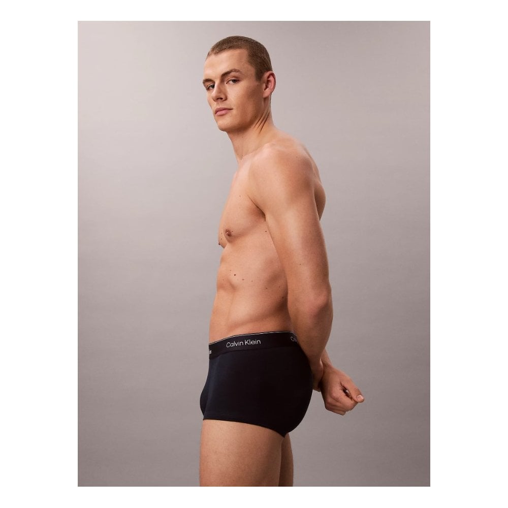 Icon Cotton Stretch 3 Pack Low Rise Trunks