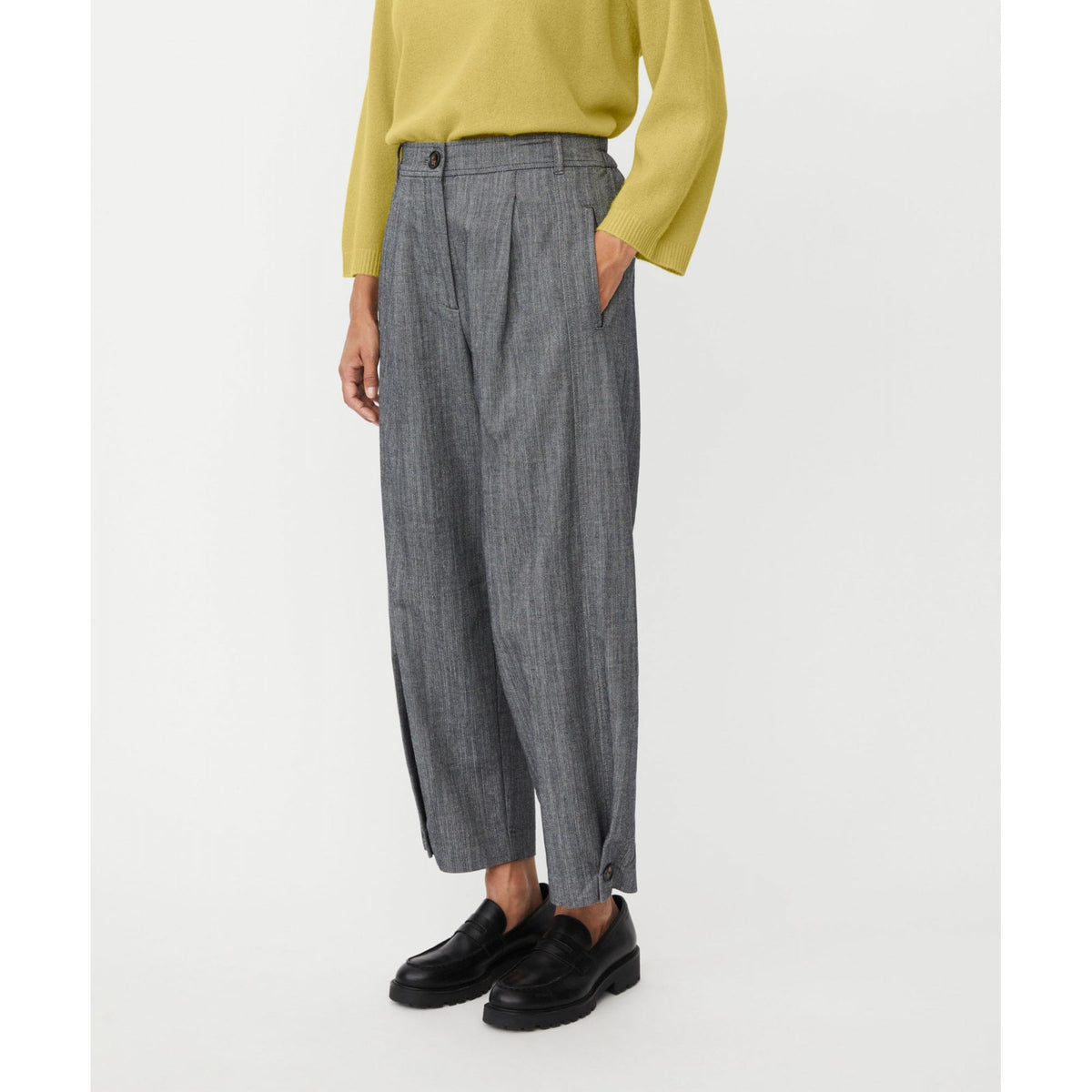 MaPunna Button Cuff Trousers