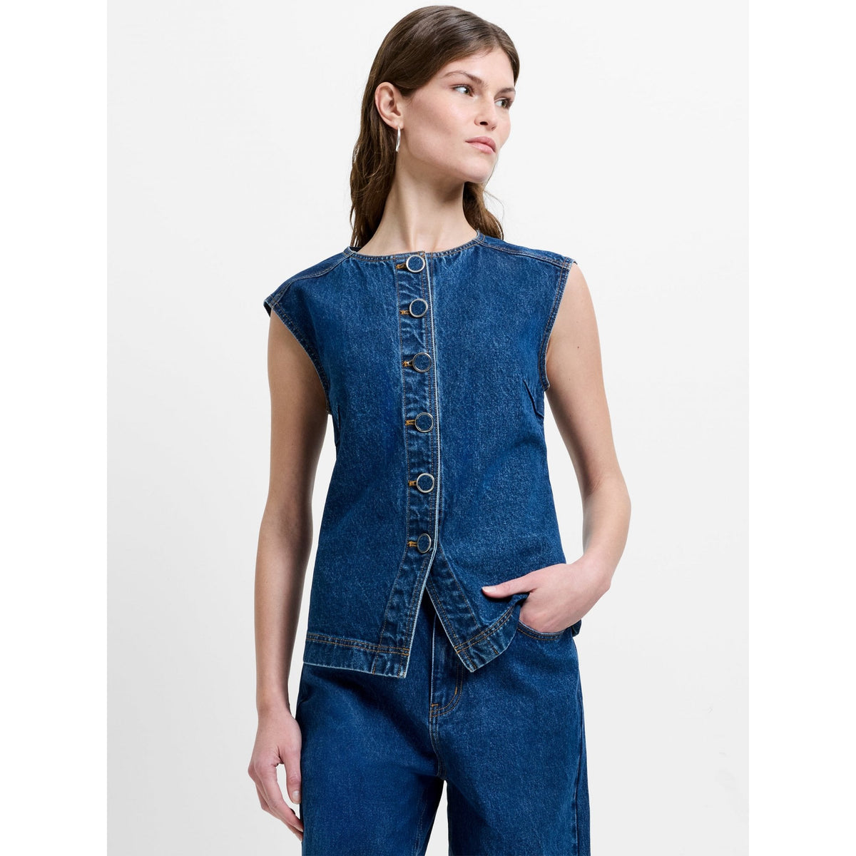 Dallas Denim Waistcoat