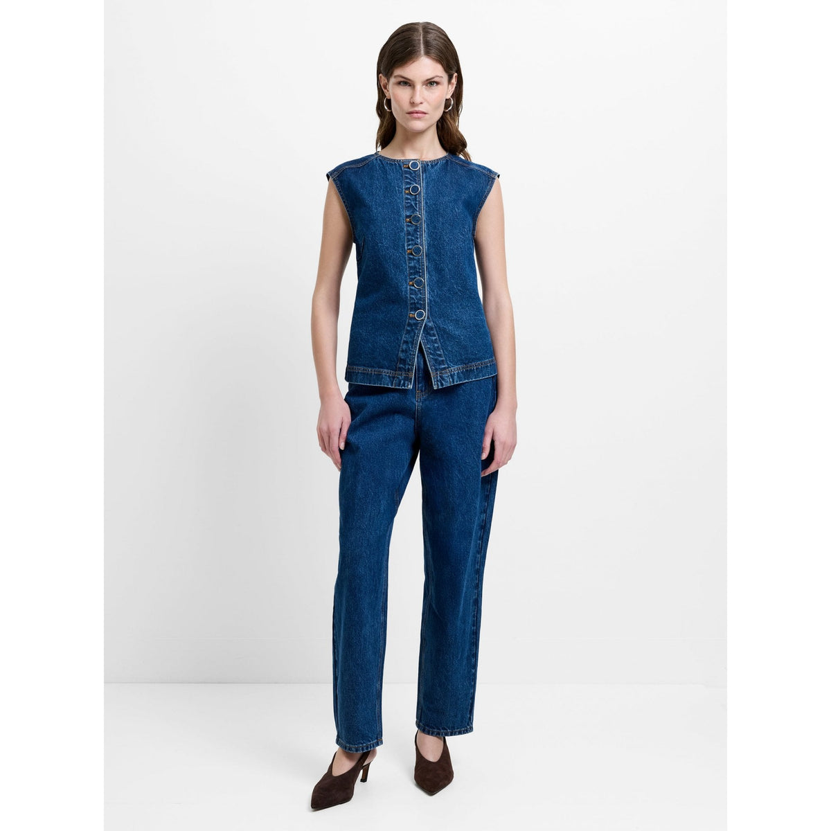 Dallas Denim Waistcoat