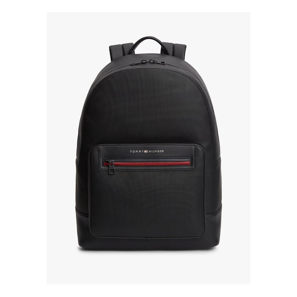 TH Foundation Metal Logo Textured Dome Backpack