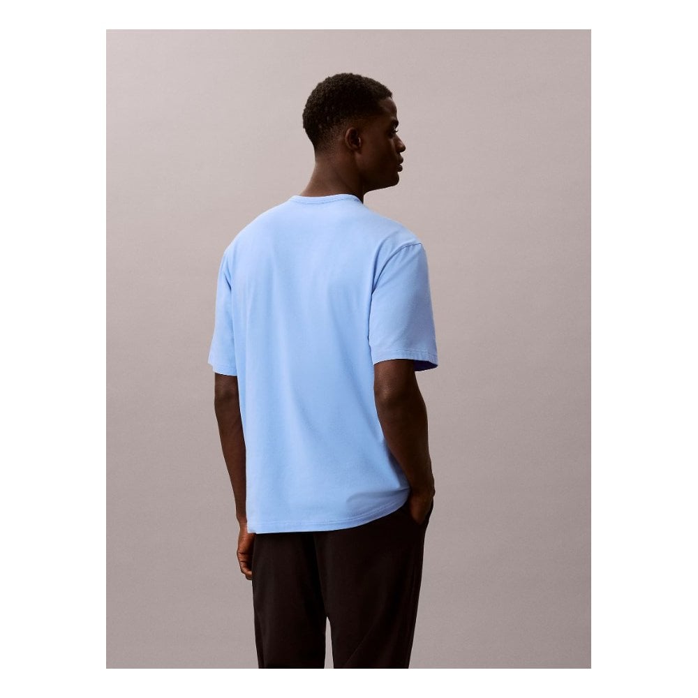 Icon Cotton Stretch Monogram Short Sleeve Crew Neck Pyjama Top