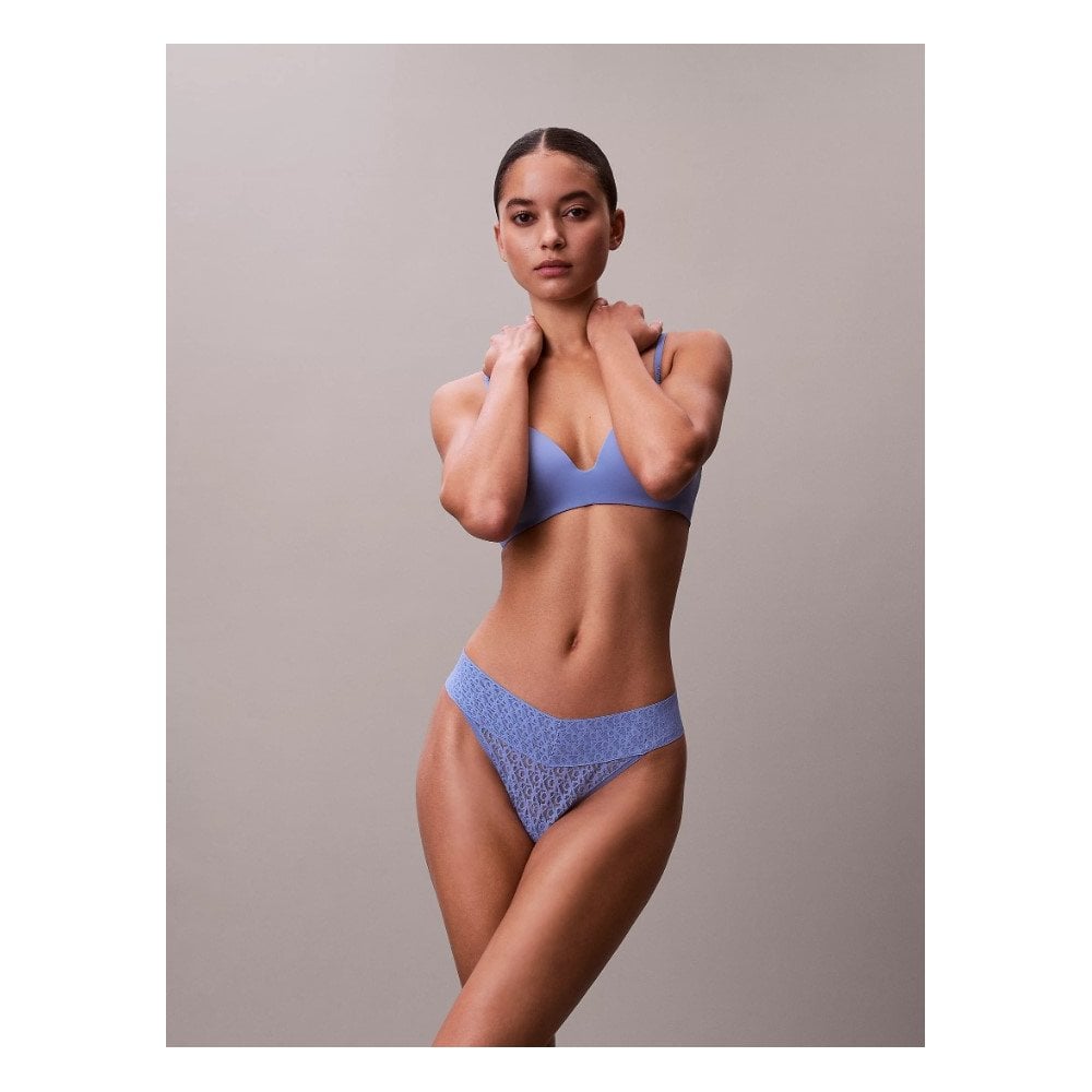 Icon Logo Lace Thong