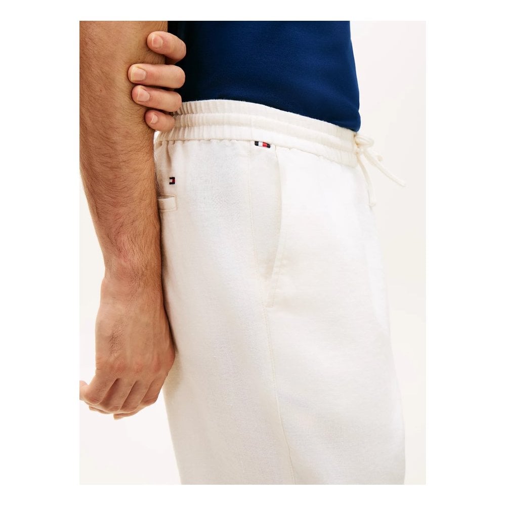 Harlem Tapered Leg Linen Blend Chinos