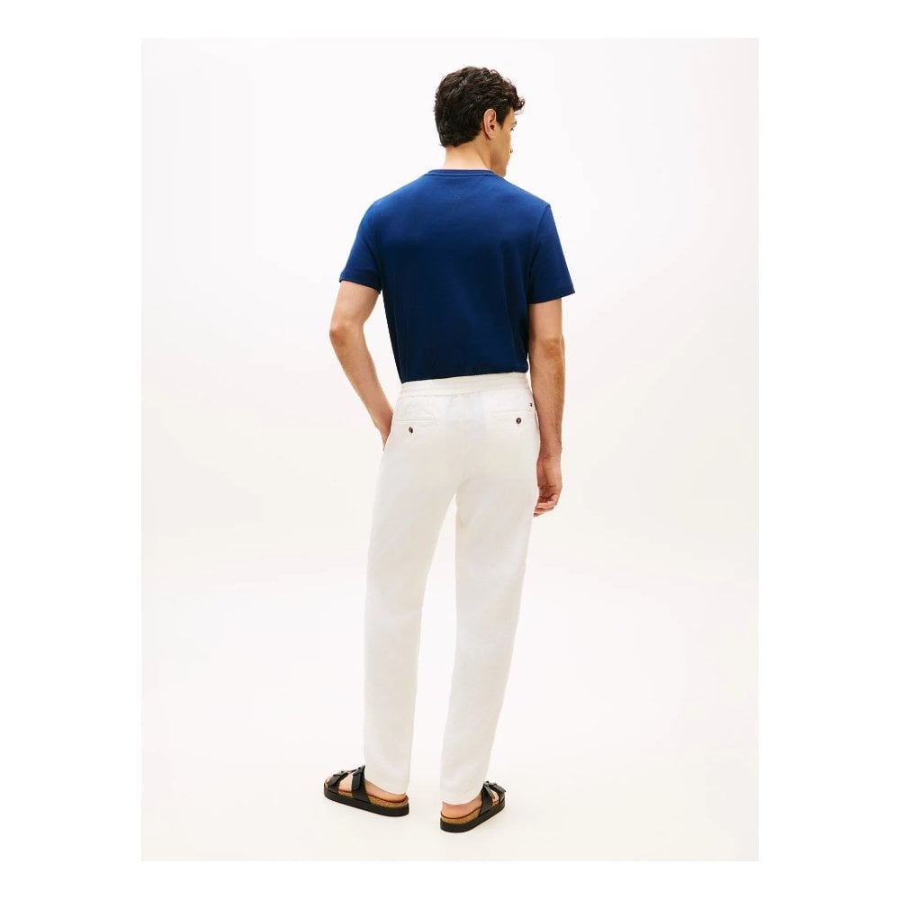 Harlem Tapered Leg Linen Blend Chinos