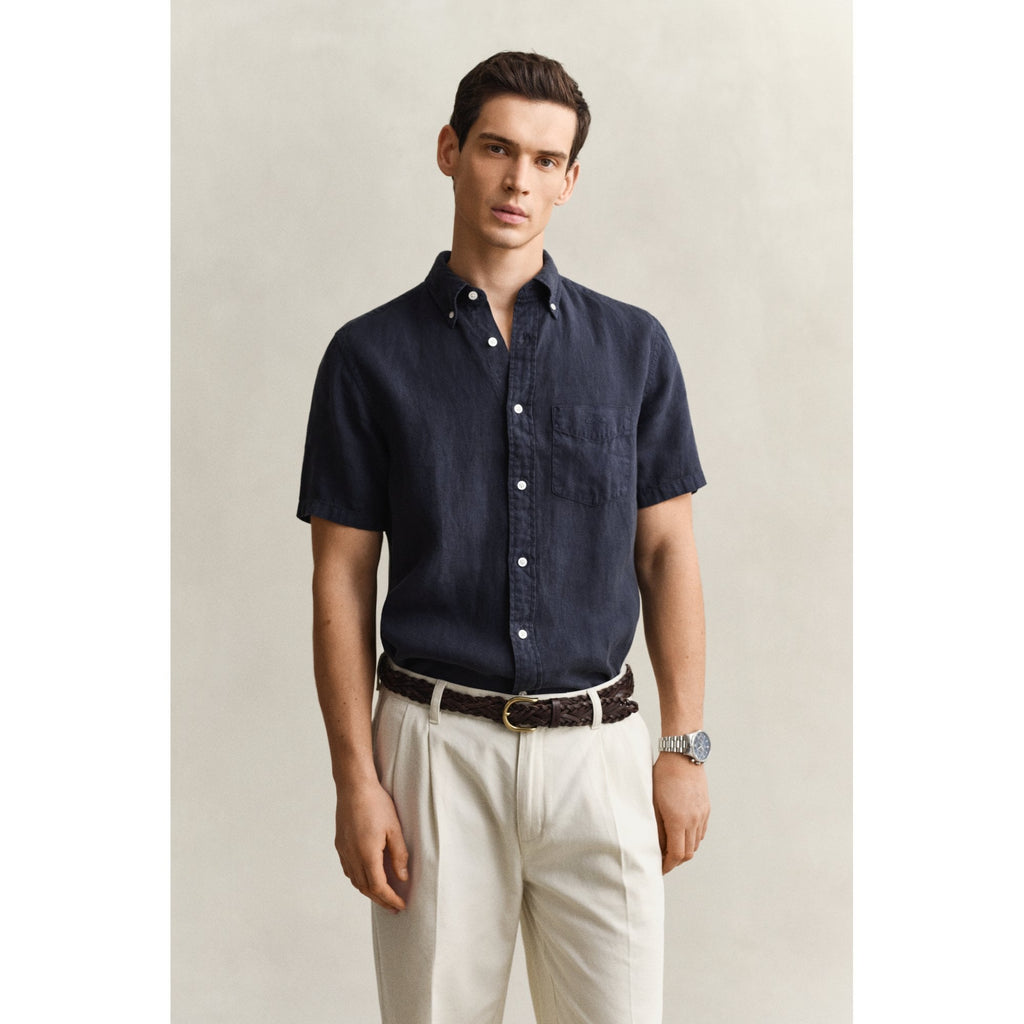 Short Sleeve Linen Shirt
