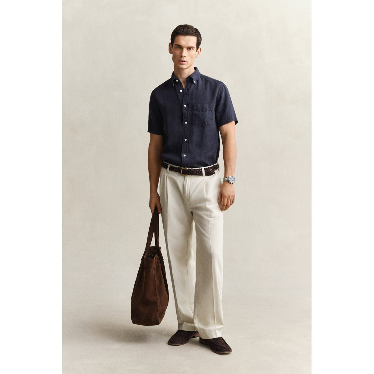 Short Sleeve Linen Shirt