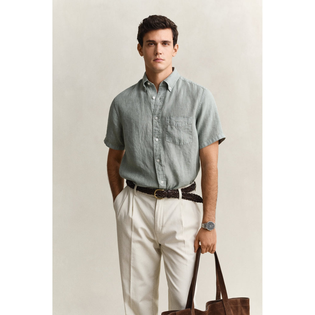 Short Sleeve Linen Shirt