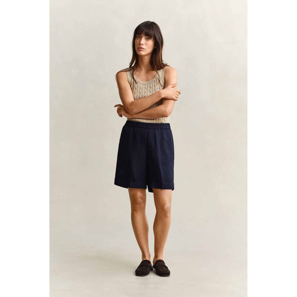Linen Blend Shorts