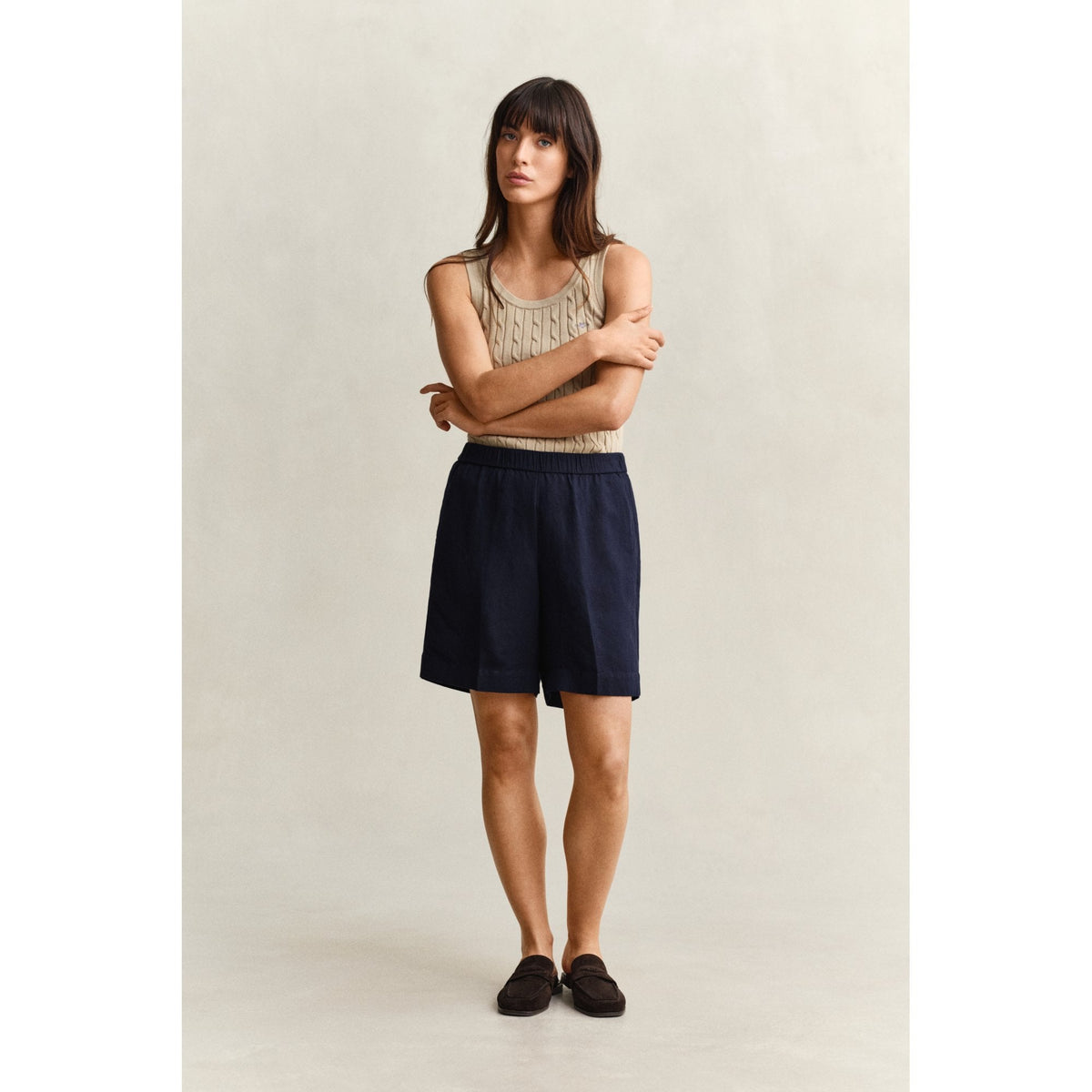 Linen Blend Shorts