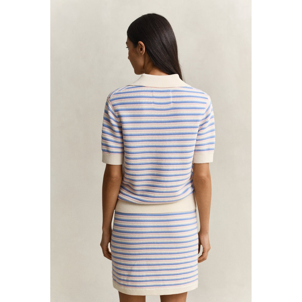 Multistriped Textured Top