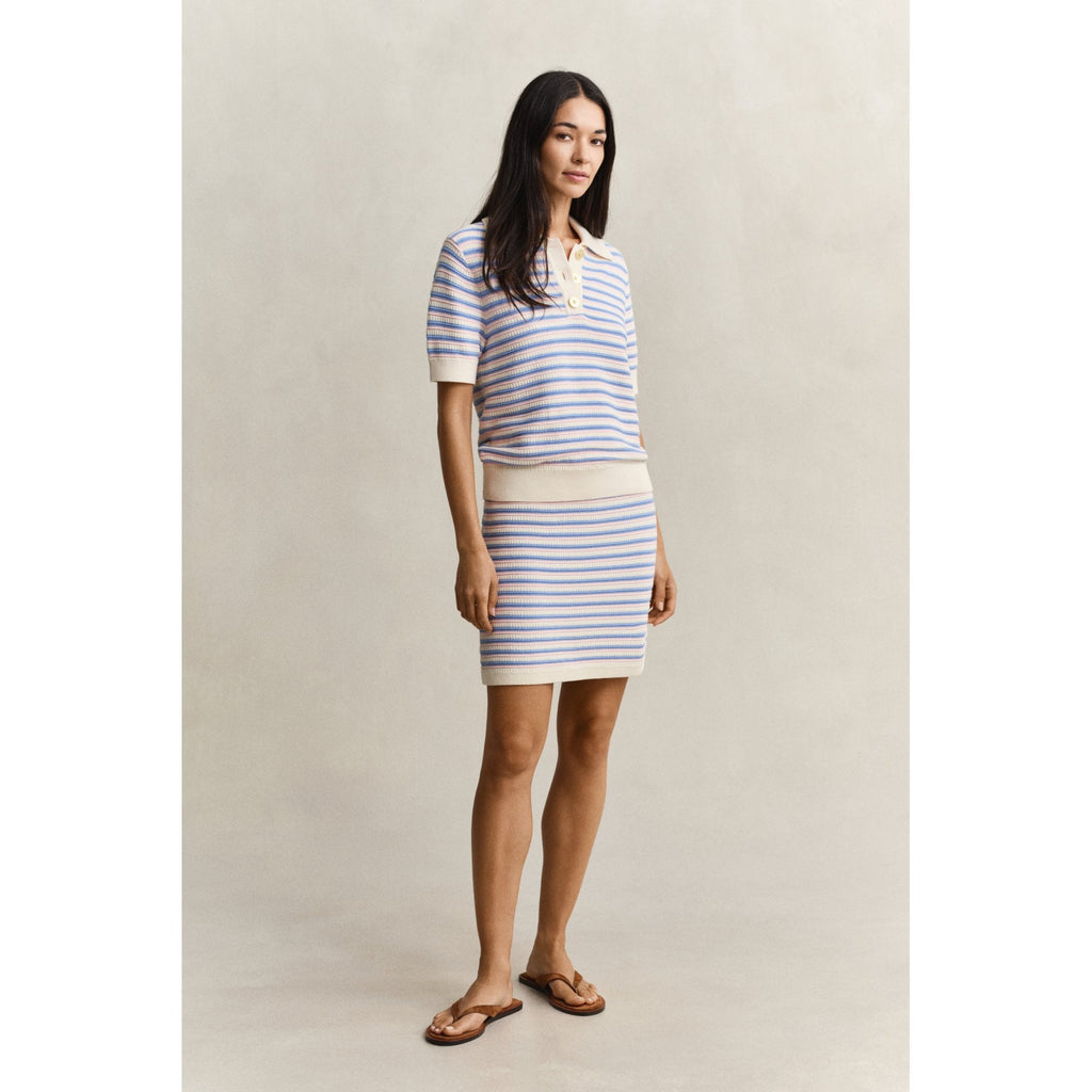 Multistriped Textured Top