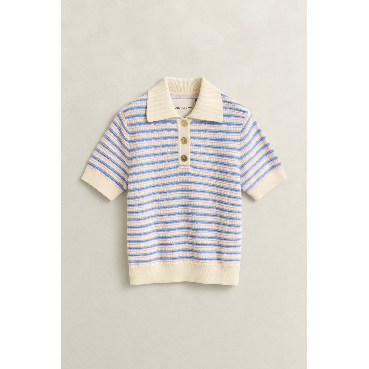 Multistriped Textured Top