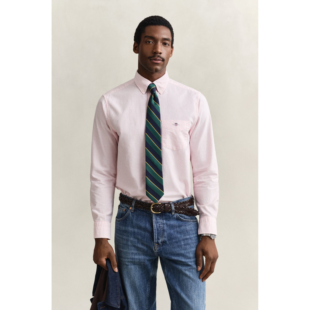 Banker Stripe Classic Oxford Shirt